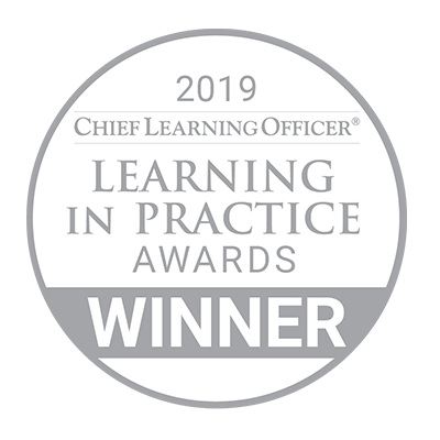 Chief Learning Officer Learning in Practice Award logo