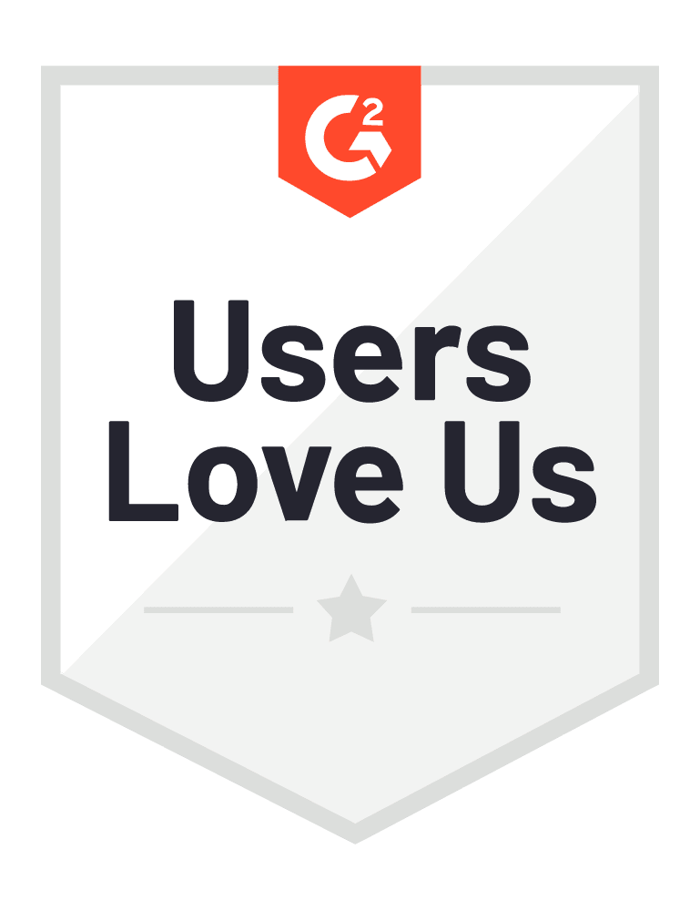 G2 Badge - User Love Us