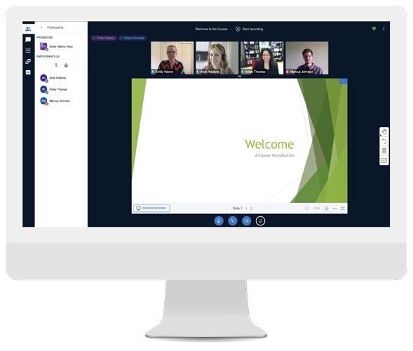 Virtual Classroom feature