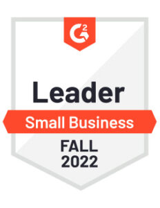 G2 Badge - Leader Small Business Fall 2022