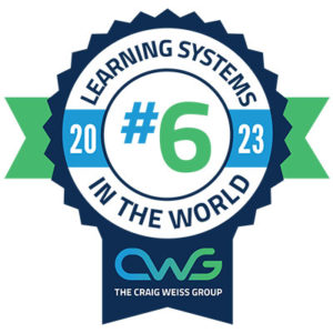 The Craig Weiss Group Awards – Top 6 Learning Systems in the World for 2023 badge image