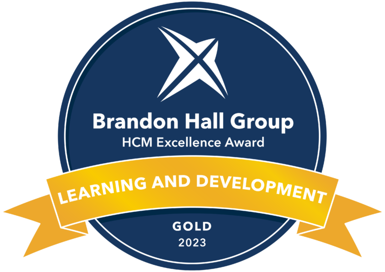 Brandon Hall Learning and Development Gold Award