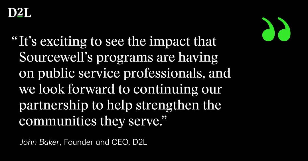 D2L Helps Sourcewell Boost Training Program Registrations by 300 ...