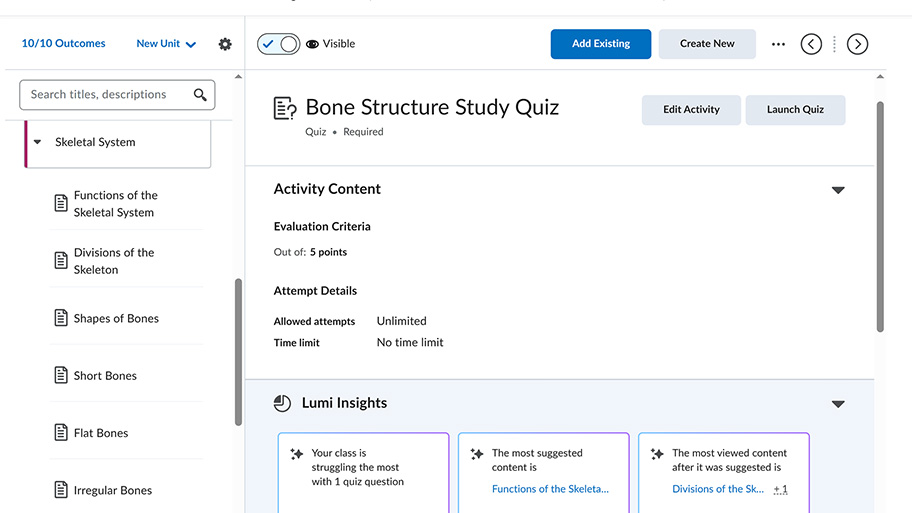 Lumi Insights Screenshot