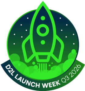 Q3 D2L Launch Week Badge